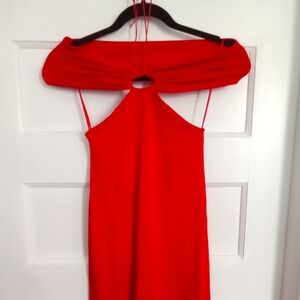 Elegant Red Women's Dress